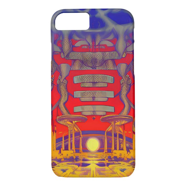 Psychedelic Dreamland Case-Mate iPhone Case (Back)