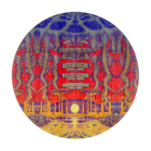 Psychedelic Dreamland Cutting Board