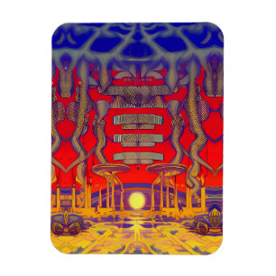 Psychedelic Dreamland Magnet