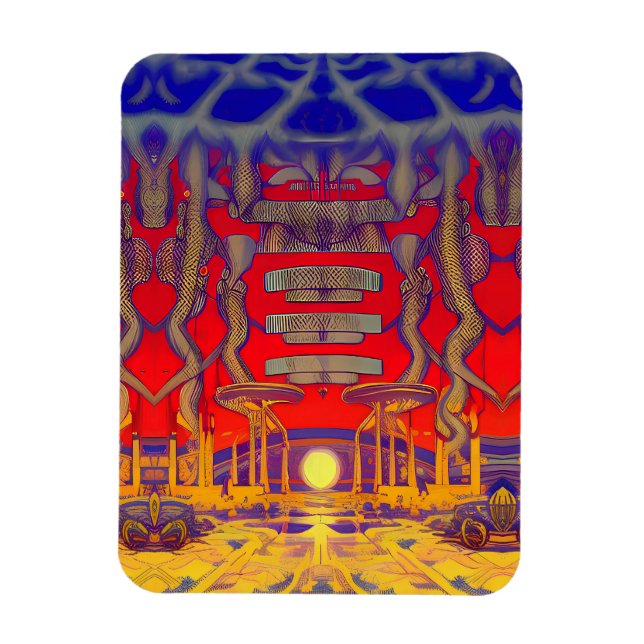 Psychedelic Dreamland Magnet (Vertical)