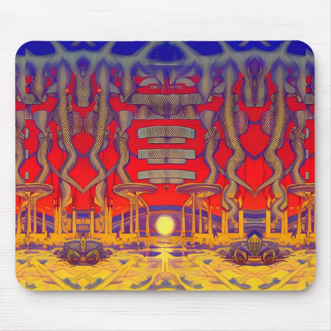Psychedelic Dreamland Mouse Mat (Front)