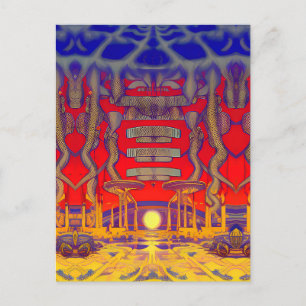 Psychedelic Dreamland Postcard