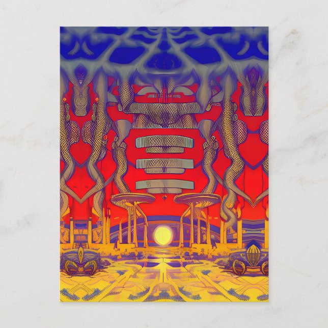 Psychedelic Dreamland Postcard (Front)