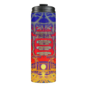 Psychedelic Dreamland Thermal Tumbler