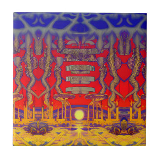 Psychedelic Dreamland Tile