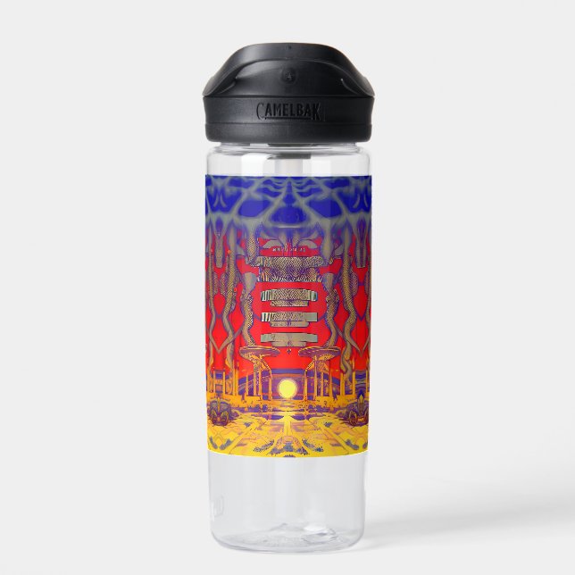 Psychedelic Dreamland Water Bottle (Back)