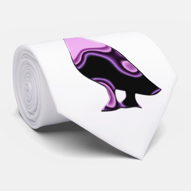 Psychedelic Duck Tie (Rolled)