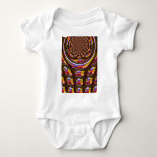 Psychedelic Easter Kaleidoscope Art Print Baby Bodysuit