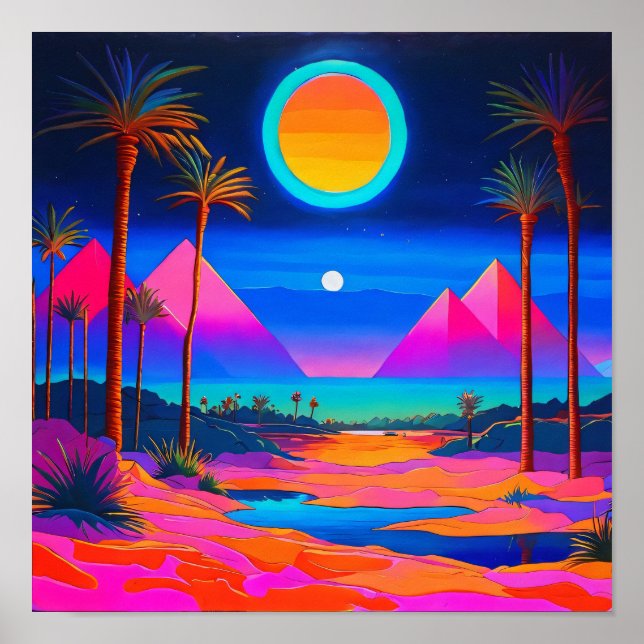Psychedelic Egypt  Poster (Front)