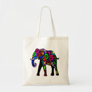 Psychedelic Elephant Bag