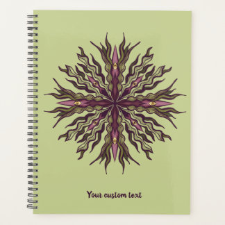 Psychedelic Eye Plant - Surreal Botanical Mandala Planner