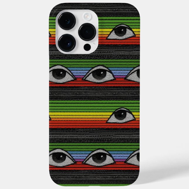Psychedelic Eyes Pattern Case-Mate iPhone Case (Back)