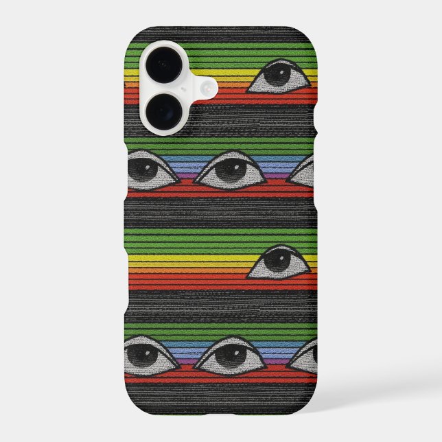 Psychedelic Eyes Pattern Samsung Galaxy S21+ Case (Back)