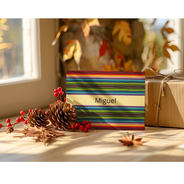 Psychedelic fabric Mexican pattern Postcard (Creator Uploaded)