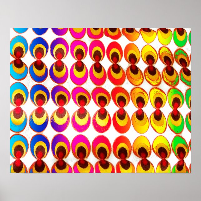 Psychedelic fabric poster (Front)