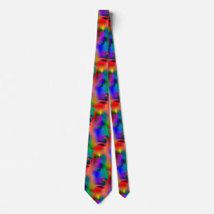 Psychedelic Face seamless pattern + your ideas Tie