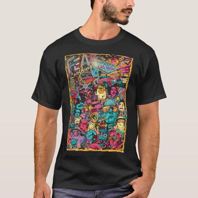 Psychedelic Fear and Loathing in Las Vegas Classic T-Shirt (Front)