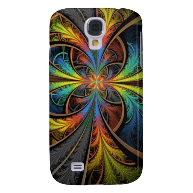 Psychedelic Feathers Case-Mate Samsung Galaxy Case (Back)
