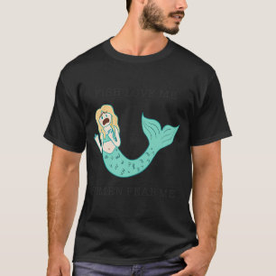 Psychedelic Fish In A Tropical Coral Reef T-Shirt
