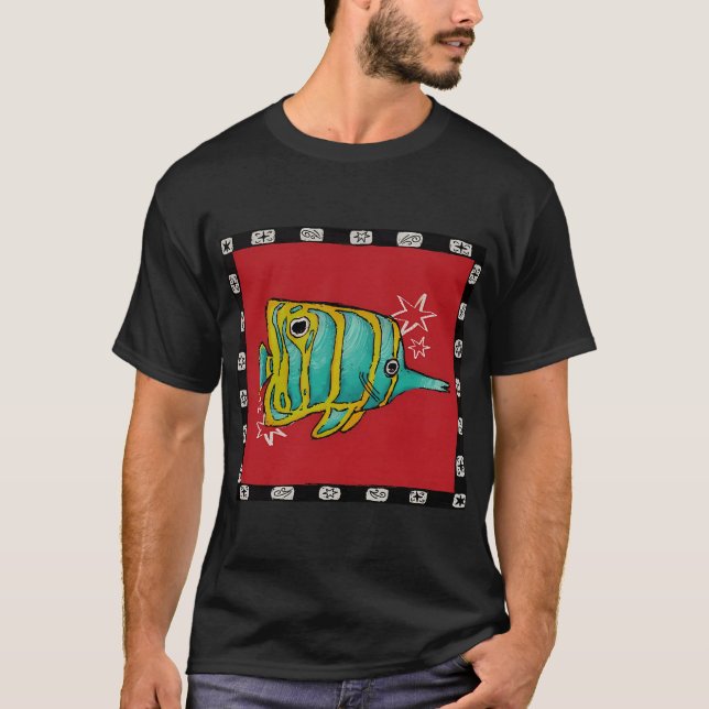 Psychedelic Fish T-Shirt (Front)