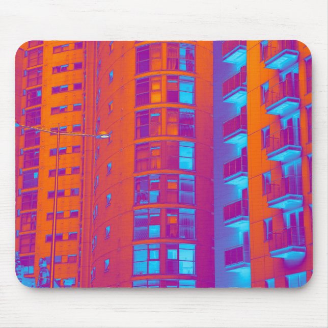 Psychedelic Flats Mouse Mat (Front)