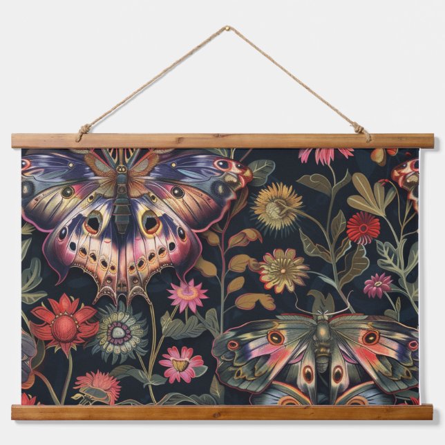 Psychedelic Flight Tapestry Botanical (Front)
