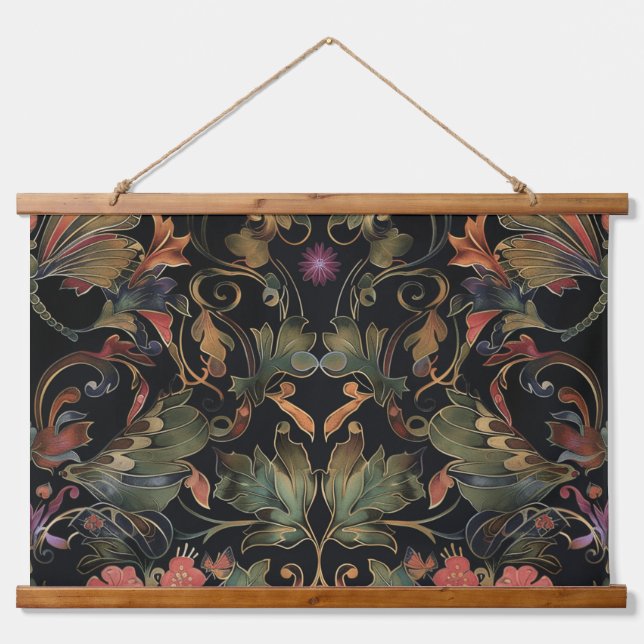 Psychedelic Flight Tapestry Botanical (Front)