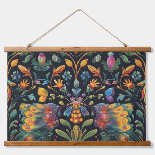 Psychedelic Flight Tapestry Botanical