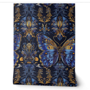 Psychedelic Flight Tapestry Botanical Wallpaper