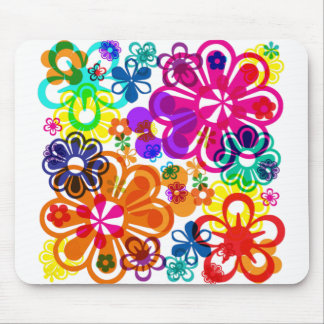 Psychedelic Flower MousePad
