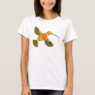 Psychedelic flying hummingbird T-Shirt