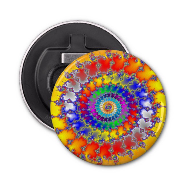 Psychedelic Fractal Bottle Opener (Front)