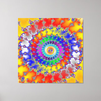 Psychedelic Fractal Canvas Print