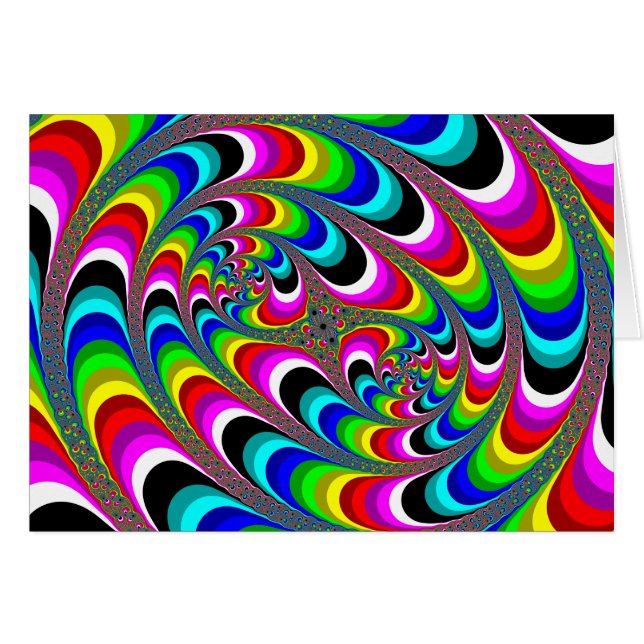 Psychedelic - Fractal Card (Front Horizontal)