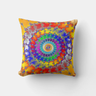 Psychedelic Fractal Cushion