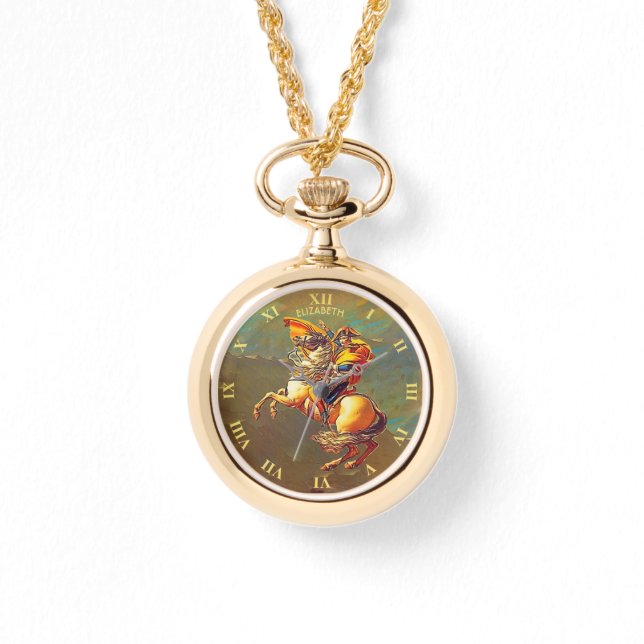 Psychedelic Fractal Famous Napoleon By David Watch (Front)