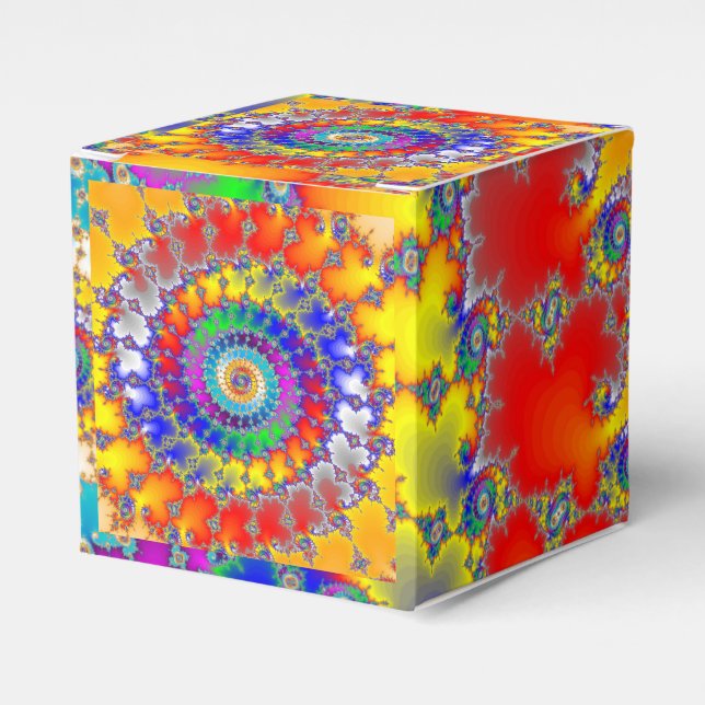 Psychedelic Fractal Favour Box (Front Side)