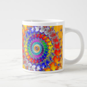 Psychedelic Fractal Large Coffee Mug