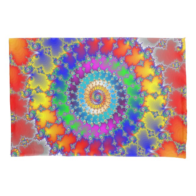 Psychedelic Fractal Pillowcase (Front)