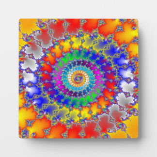 Psychedelic Fractal Plaque