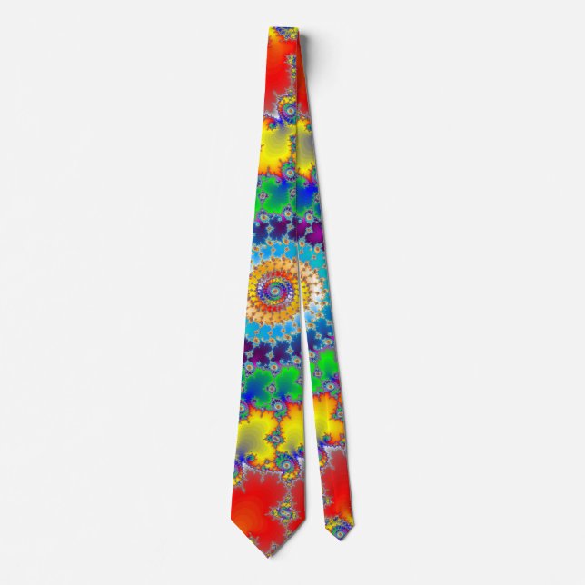 Psychedelic Fractal Tie (Front)
