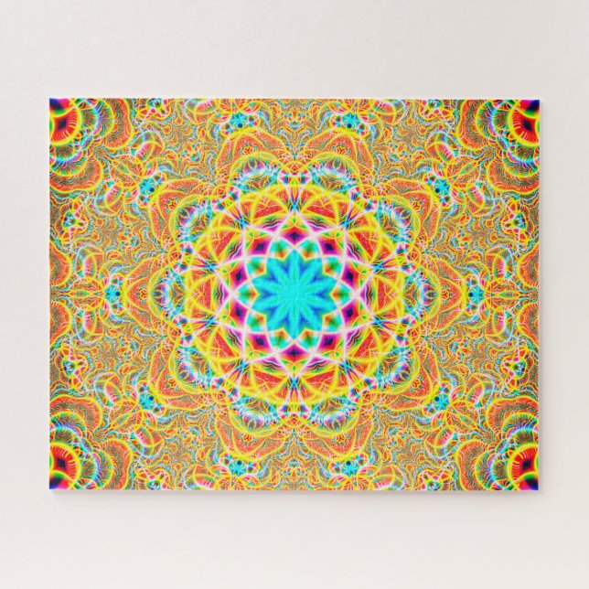 Psychedelic Fractals Jigsaw Puzzle (Horizontal)