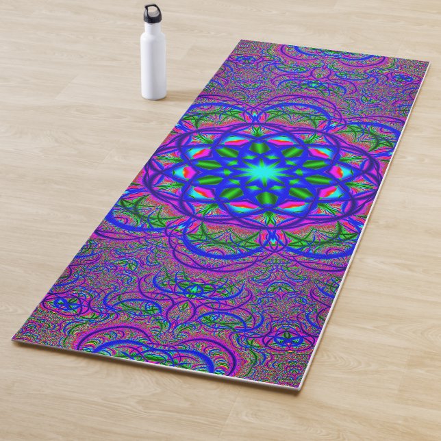 Psychedelic Fractals Yoga Mat (In Situ)
