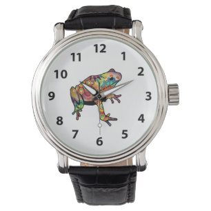 Psychedelic Frog Watch