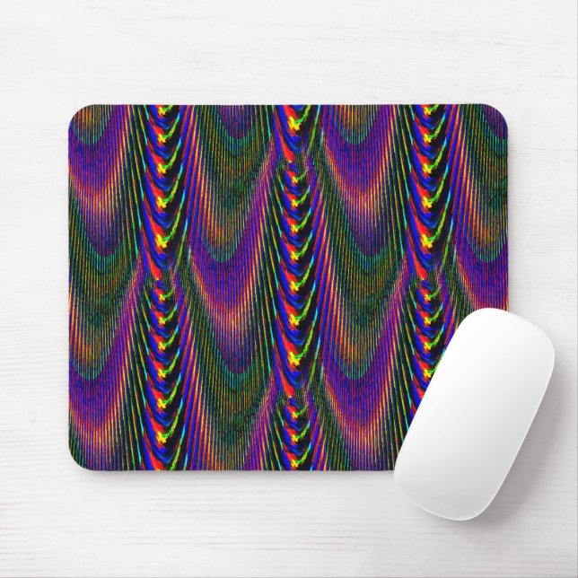 Psychedelic Fun Times.... Mouse Mat (With Mouse)