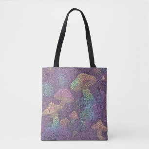 Psychedelic Fungi Galaxy - Tote Bag