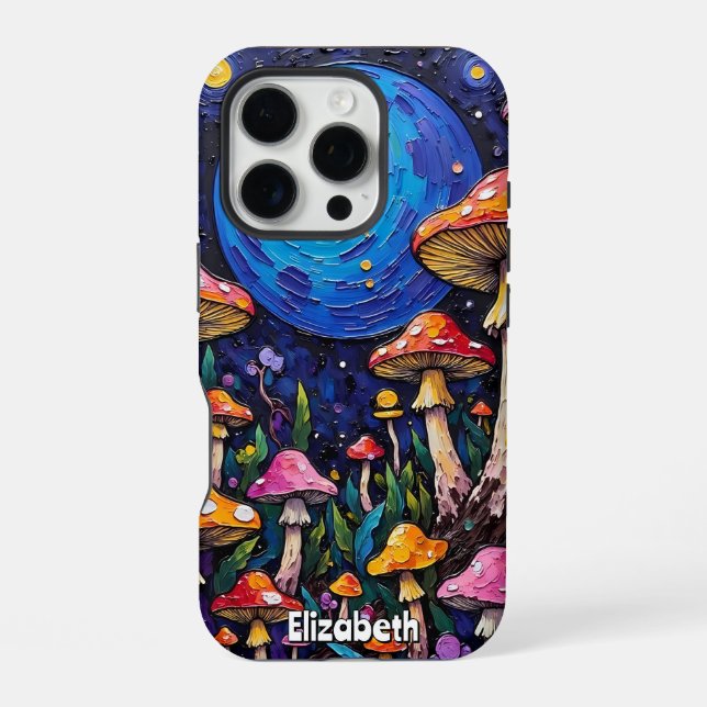 Psychedelic Fungi iPhone Case (Back)