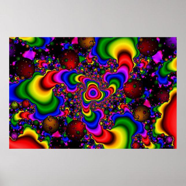 Psychedelic Galaxy Poster (Front)