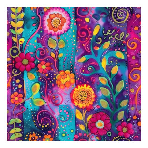 Psychedelic Garden – Whimsy in Bloom Photo Print