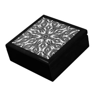 Psychedelic Geometric Serpents Lacquered Gift Box
